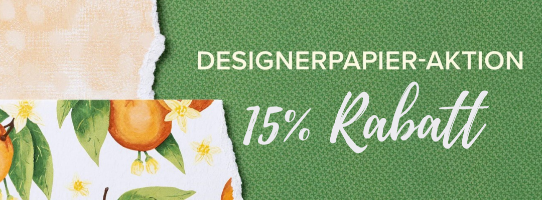 Designerpapier 15%RAbatt